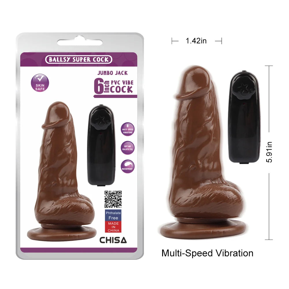 Dildo vibrador a control CHISA CN-111801975