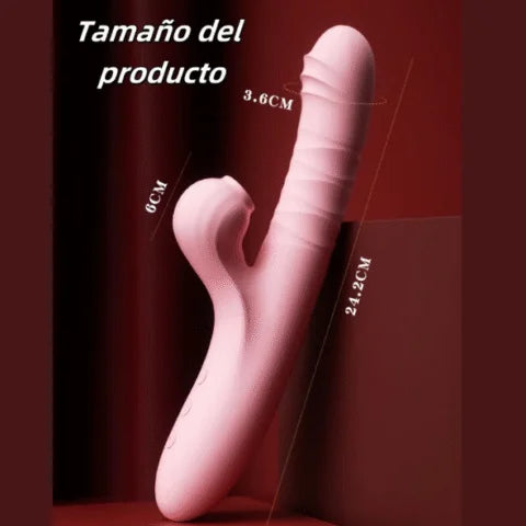 Vibrador con succionador Solar LILO LL-2306
