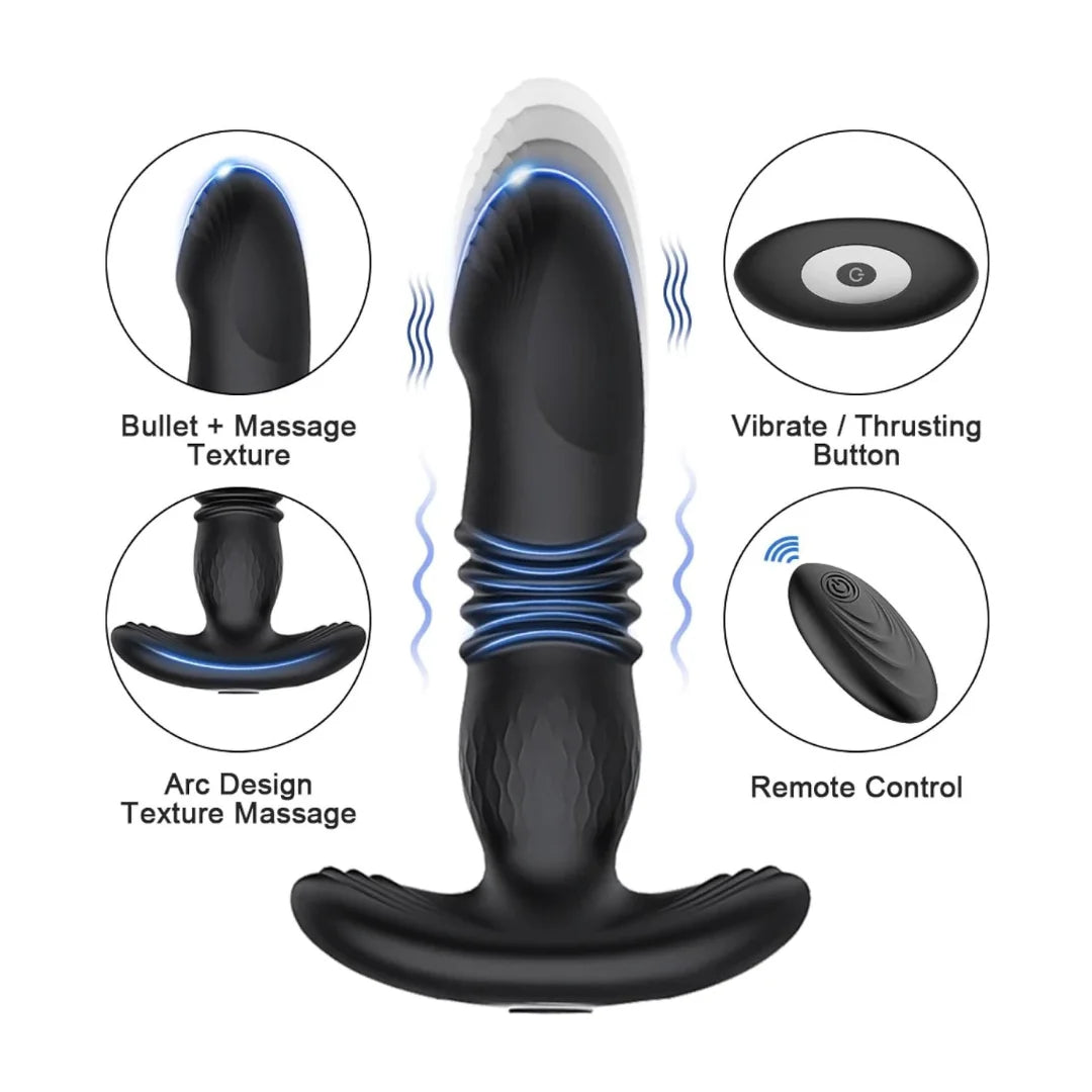 Plug vibrador percutor Posion MF1012