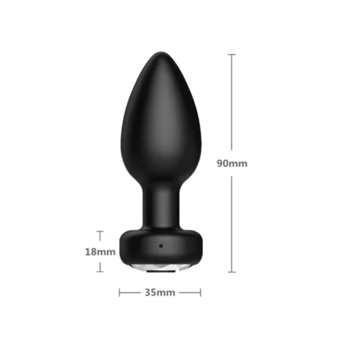 Plug anal vibrador con Control LabZ
