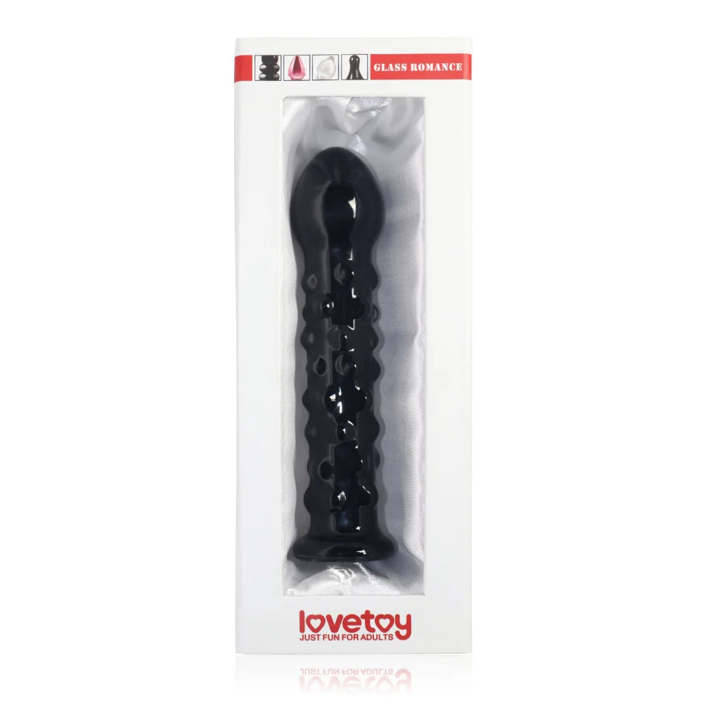 Plug anal GlassRomance LOVETOY GS02bk
