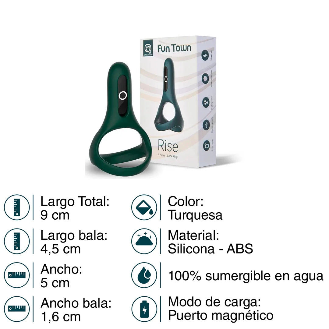 Anillo vibrador Fun Town-Rise MagicMotion