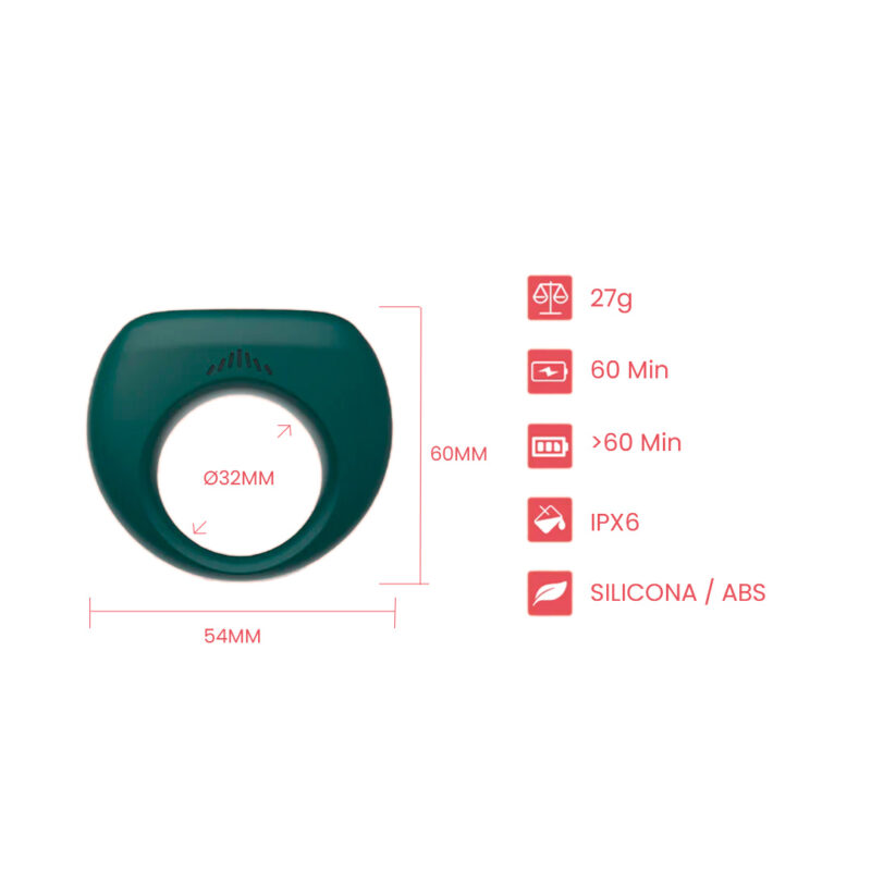 Anillo vibrador a distancia MagicDante II MagicMotion - Image 3